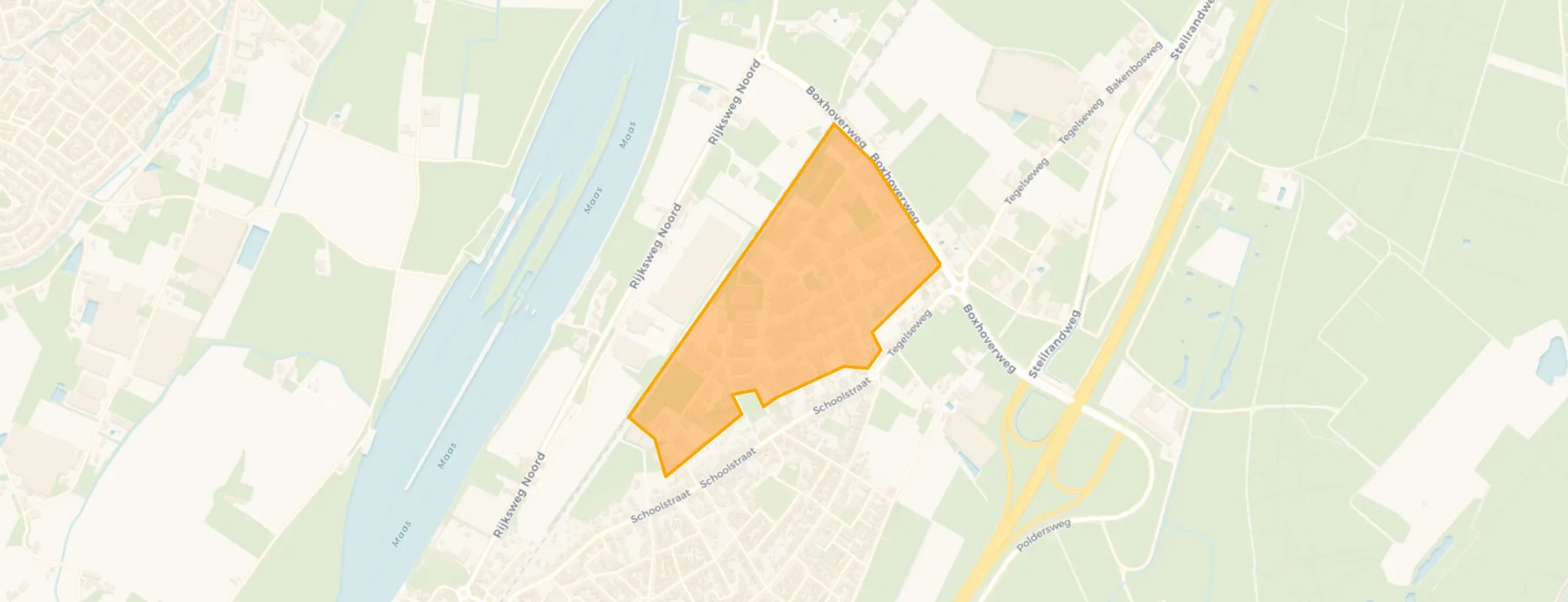 Kaart van Geloérveld / Pannenberg