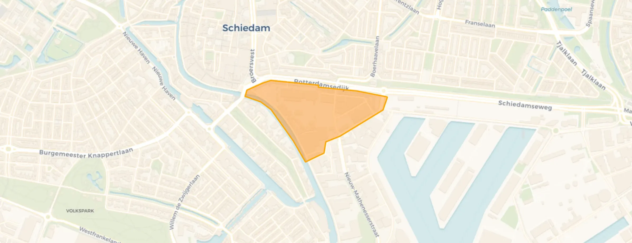Buurt Glasbuurt, Schiedam