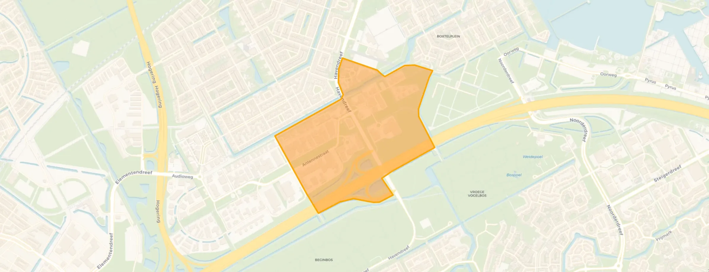 Kaart van Gooisekant Oost