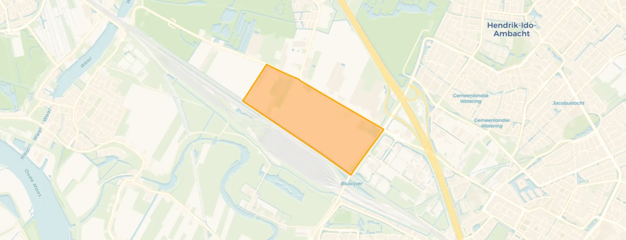Kaart van Groenesteeg - Langeweg