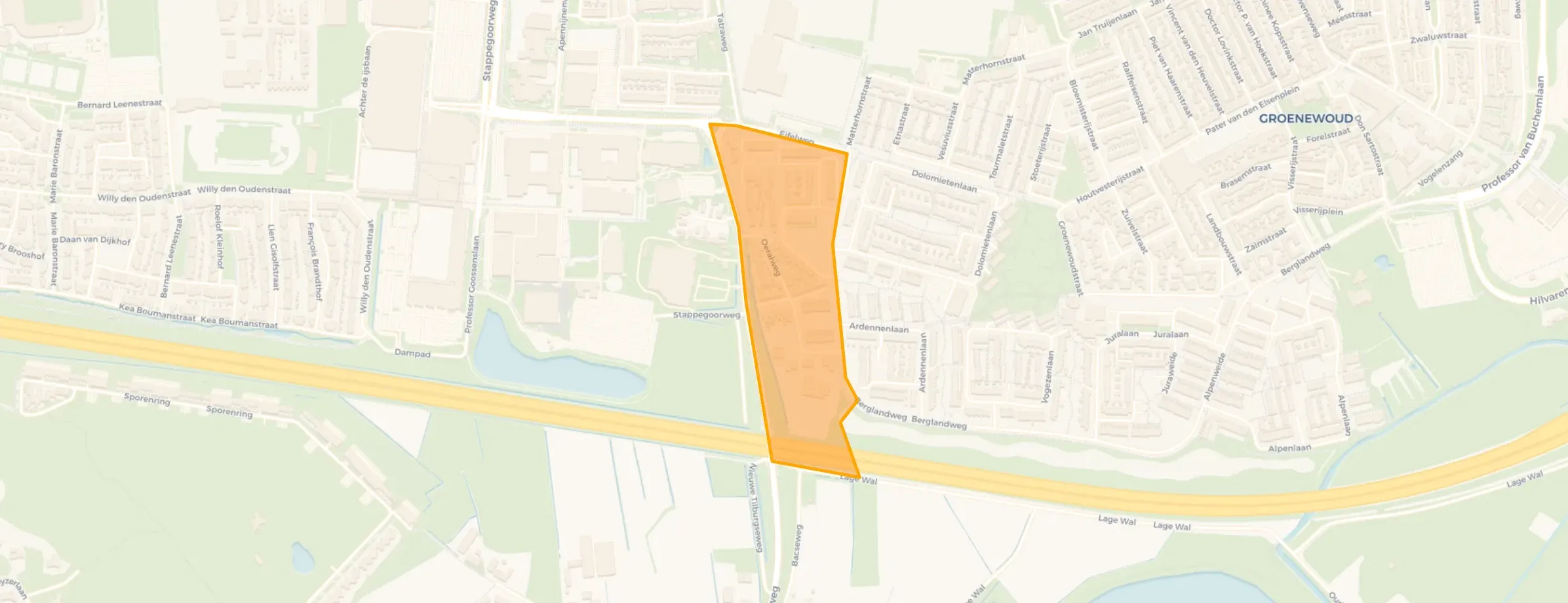 Buurt Groenewoud West, Tilburg