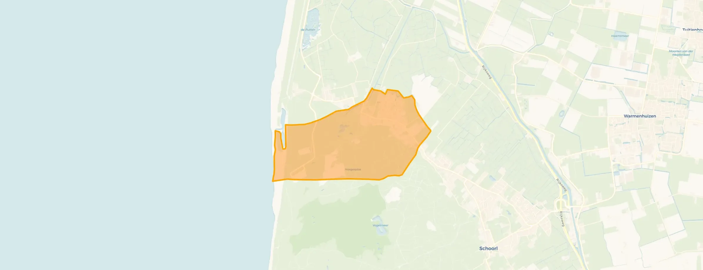 Kaart van Groet met Hargen