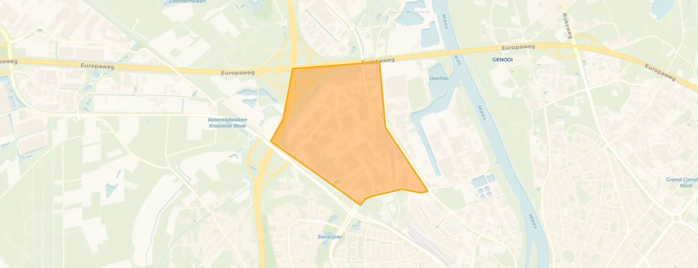 Kaart van Groot Boller