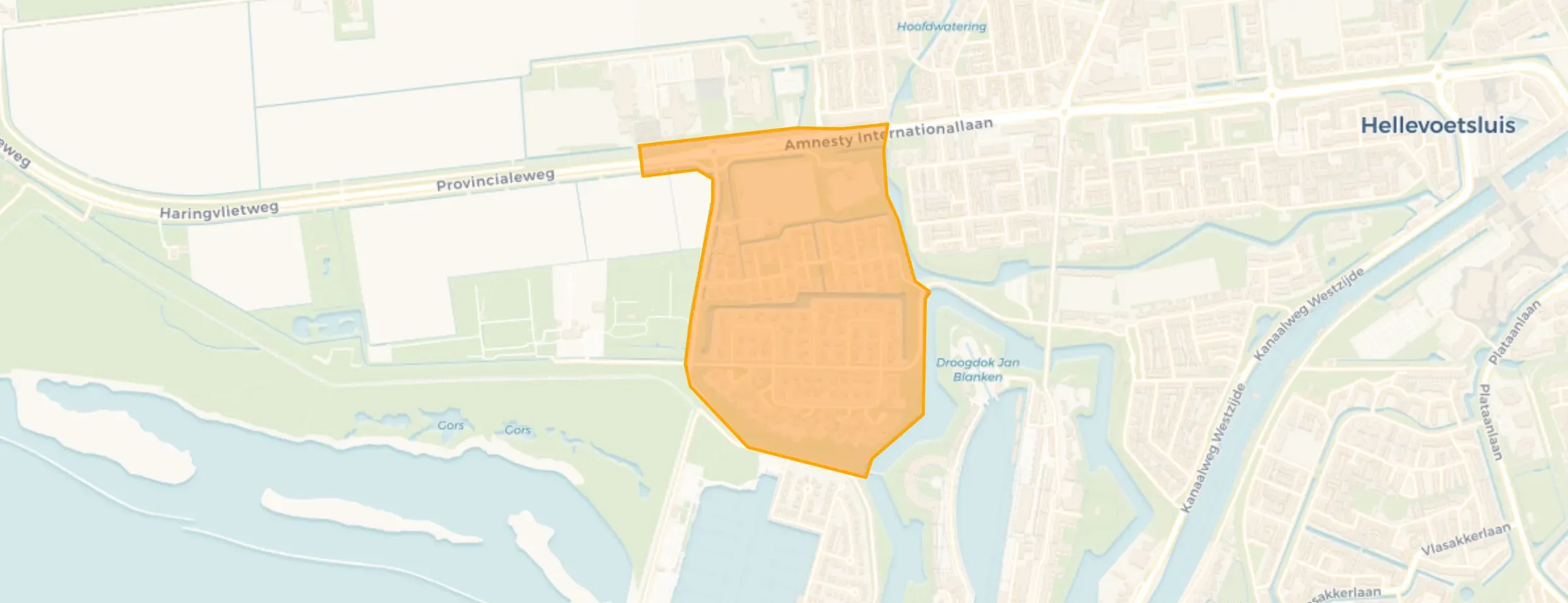 Buurt Groote Weergors, Hellevoetsluis