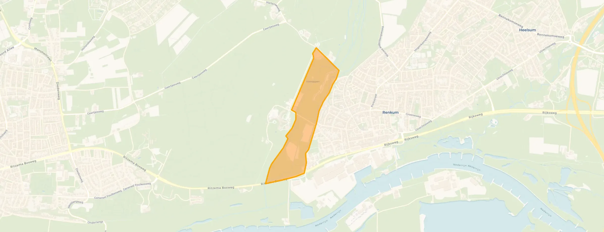 Kaart van Grunsfoort