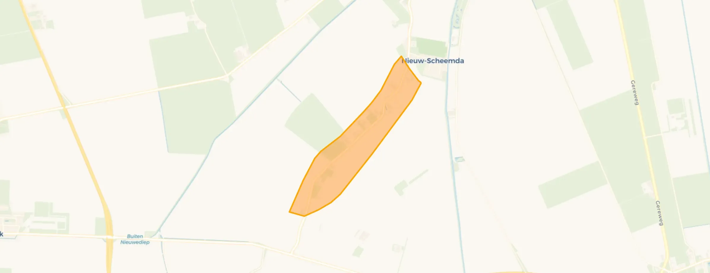 Kaart van Hamrikkerweg