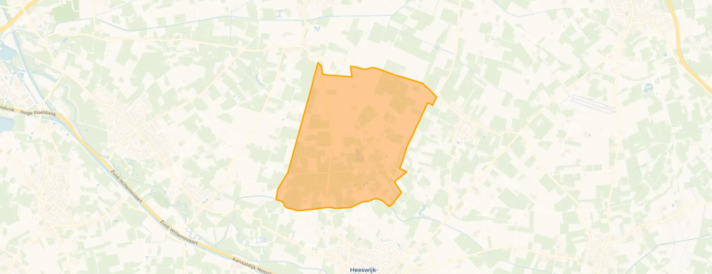 Kaart van Heeswijkse Bosschen