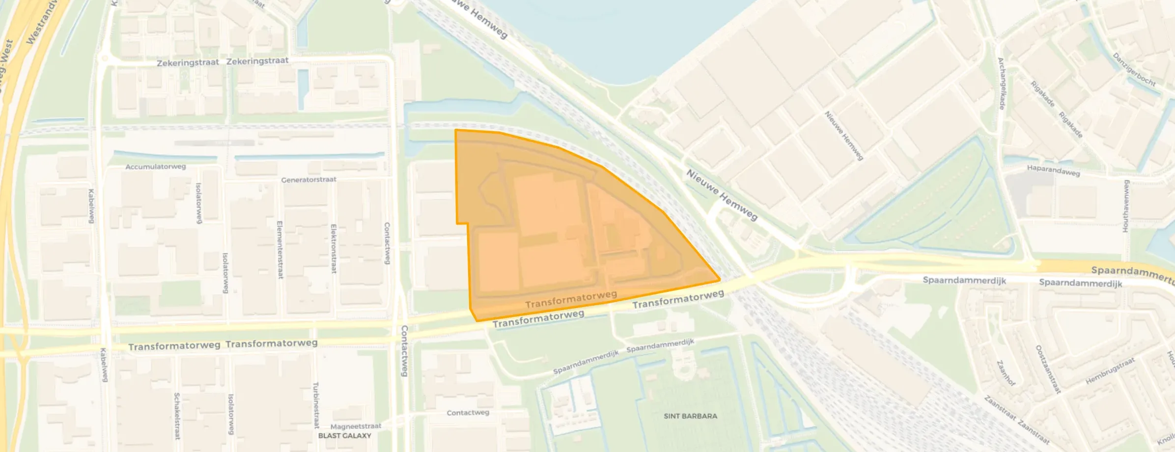 Kaart van Hemknoop-Zuid