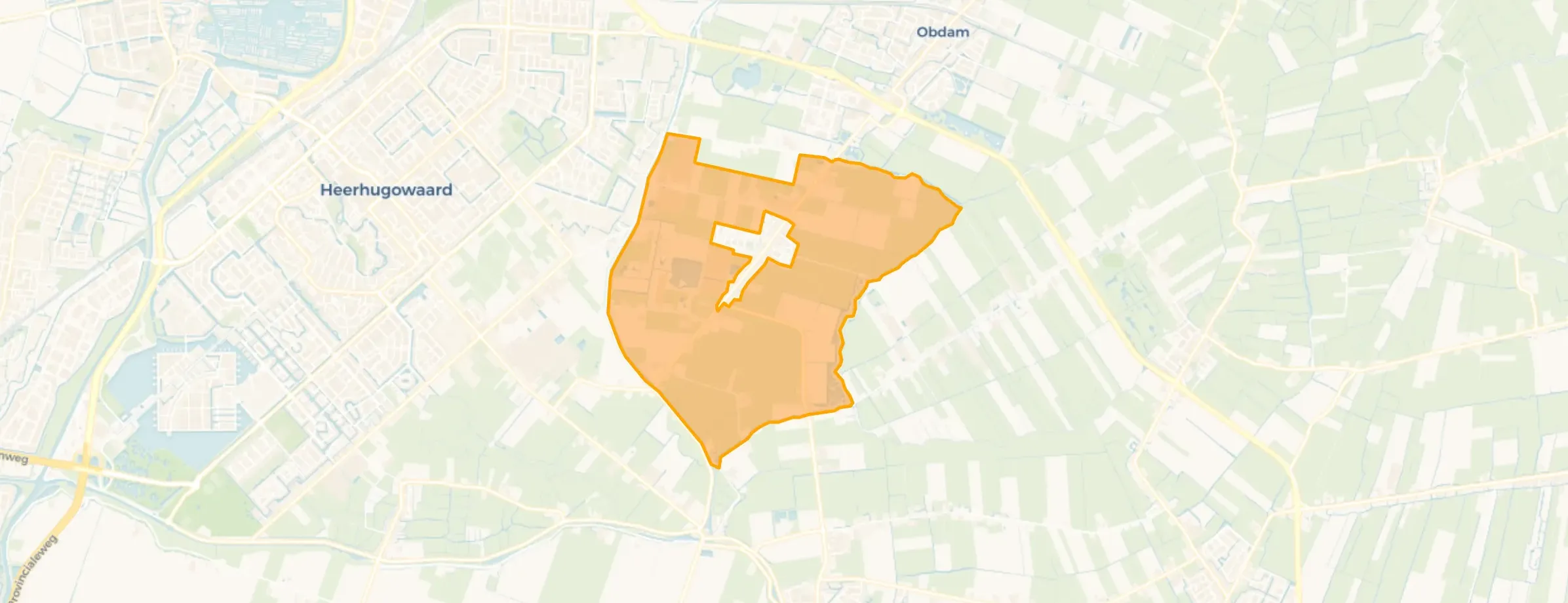 Buurt Hensbroek Verspreide huizen, Hensbroek