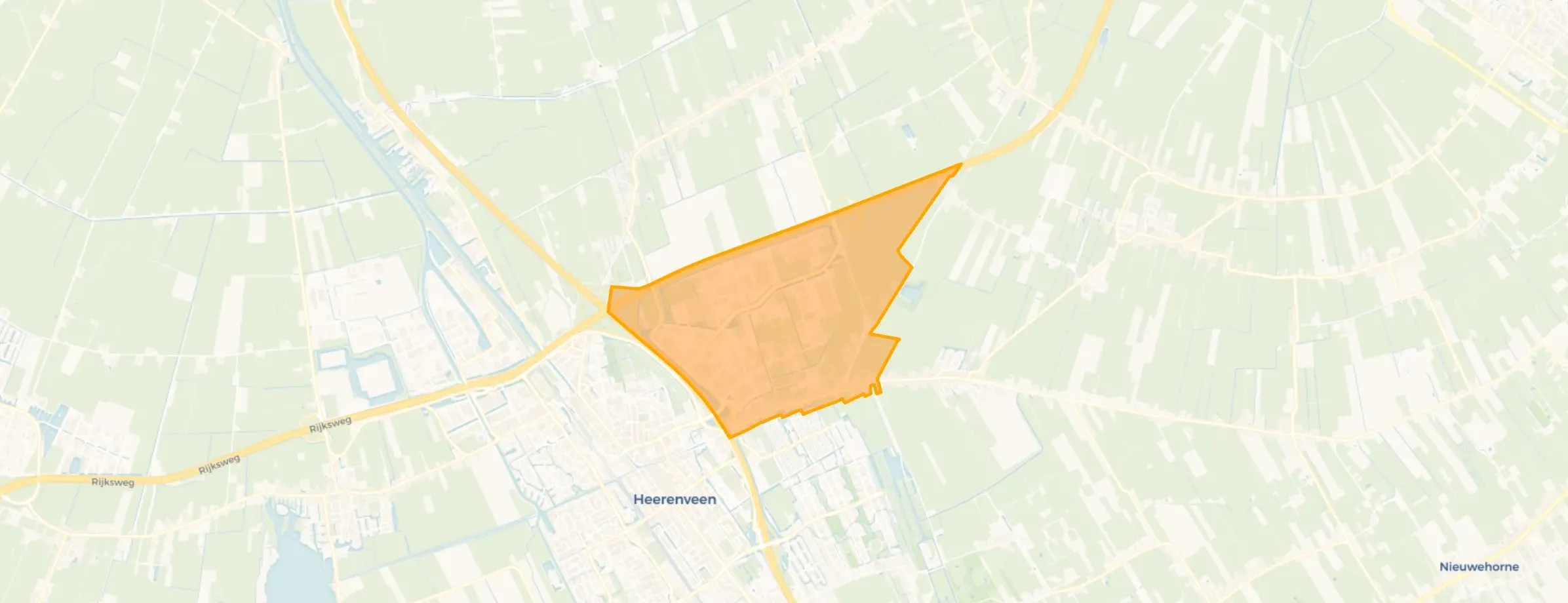 Kaart van Het meer