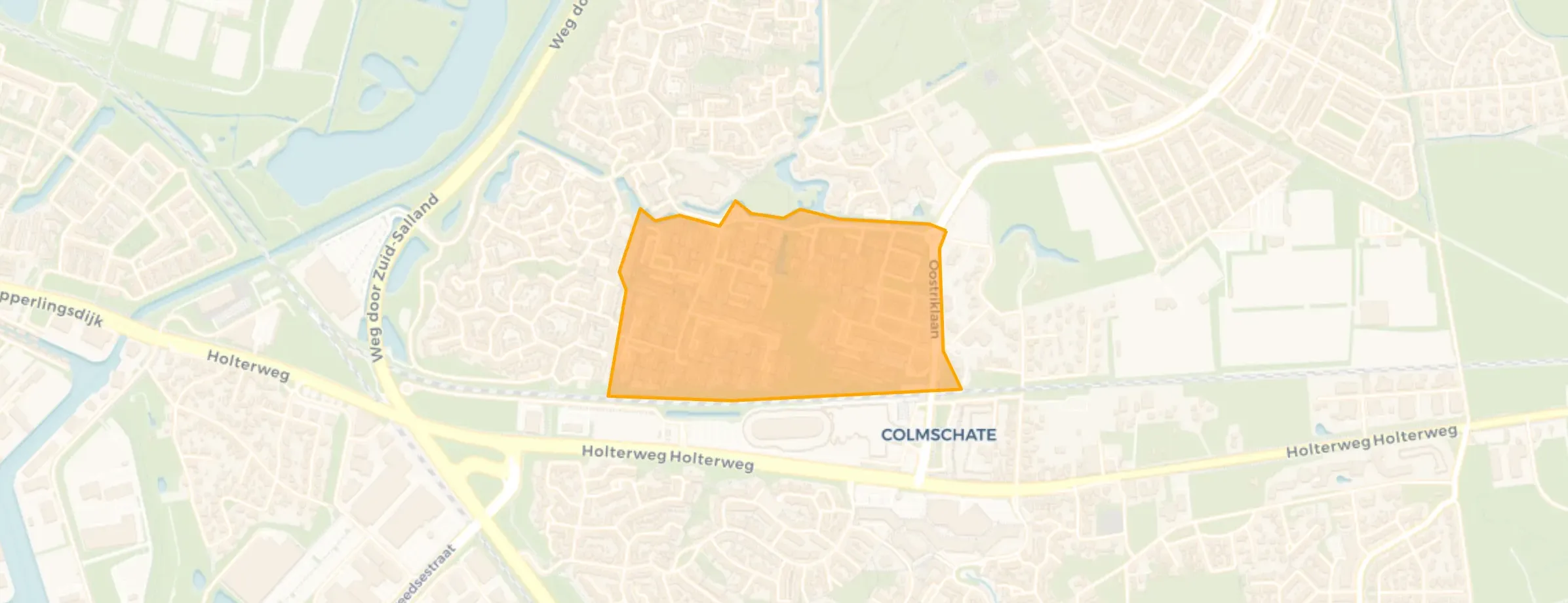Kaart van Het Oostrik