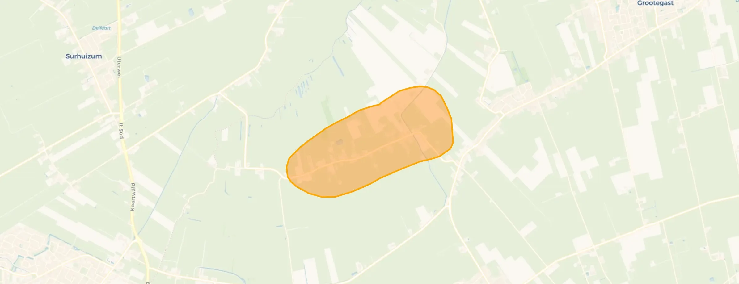 Kaart van Het Peebos
