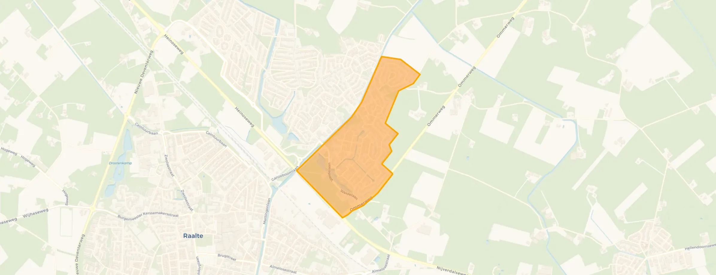 Buurt Het Raan Oost, Raalte