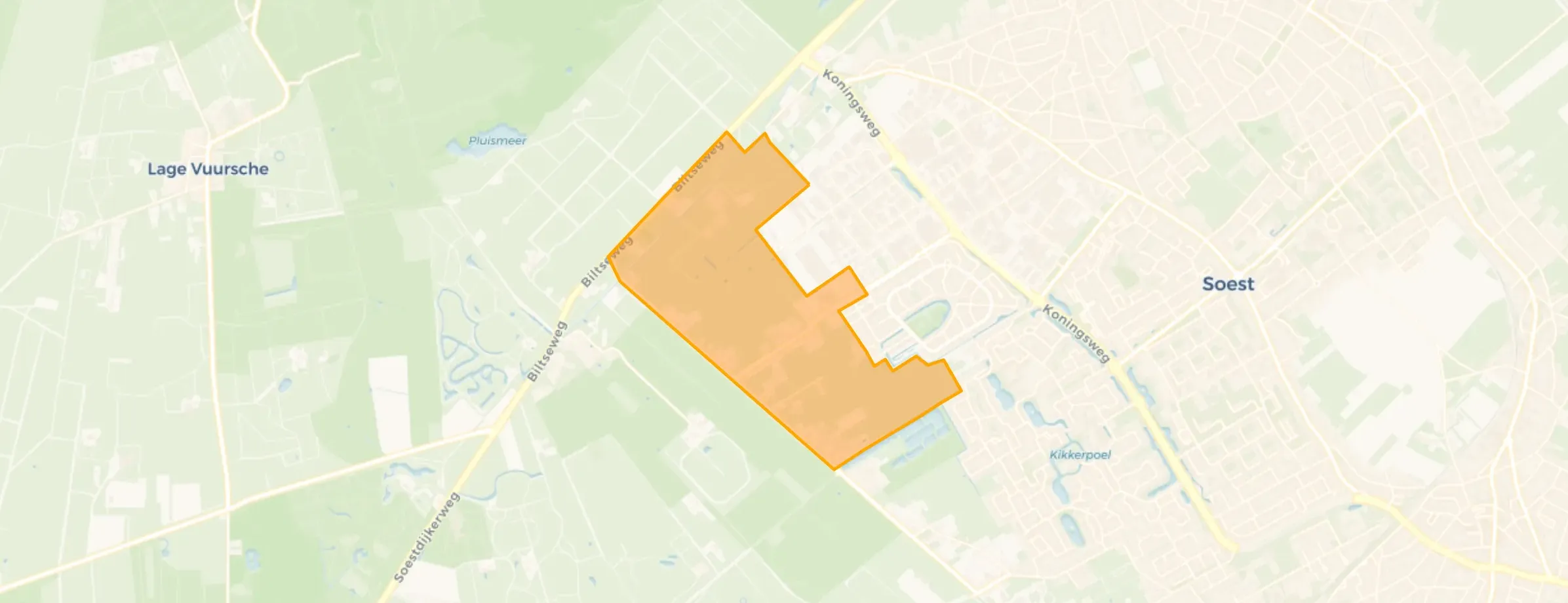 Kaart van Het Soesterveen