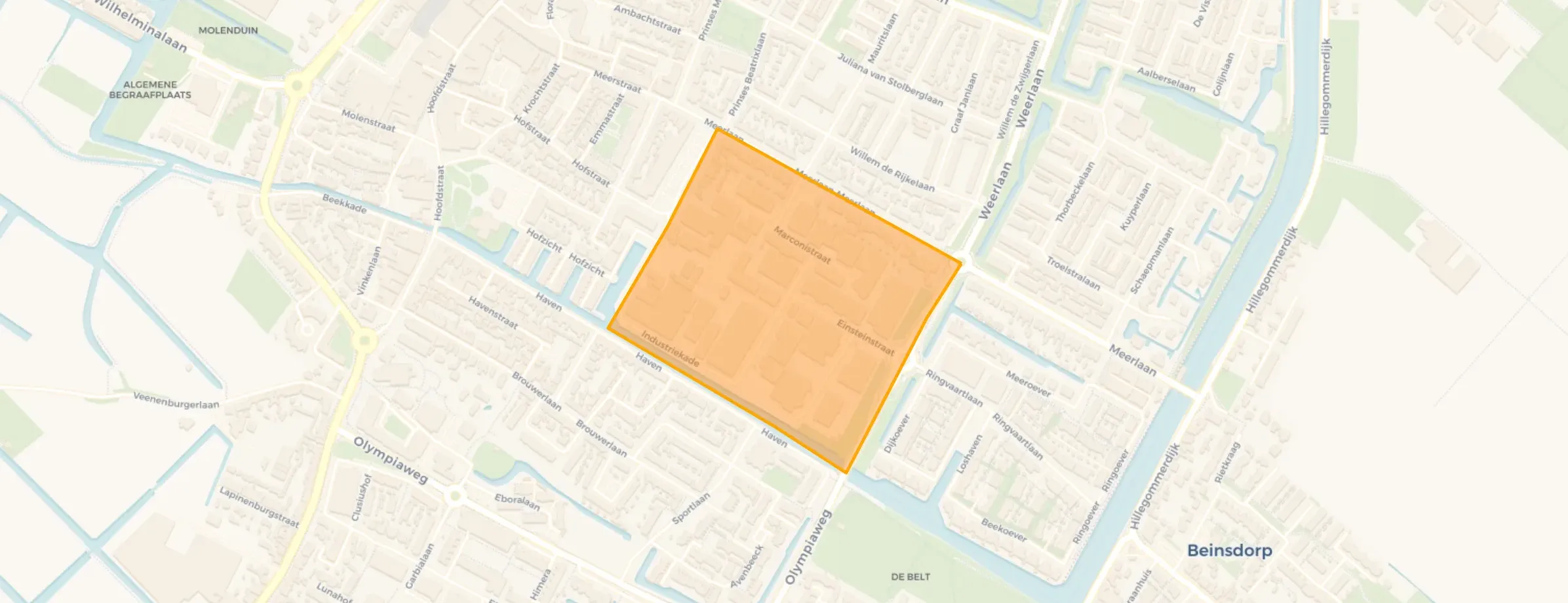 Buurt Hillegommerbeek, Hillegom