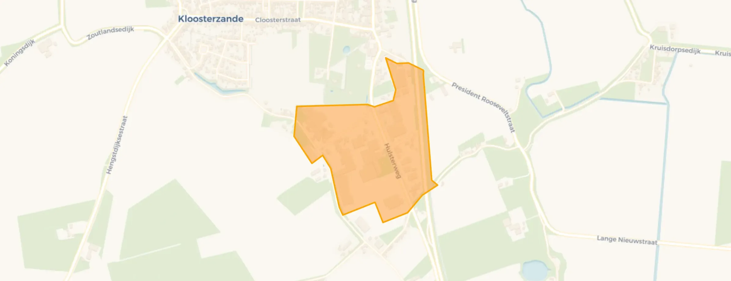 Kaart van Hoek en Bosch