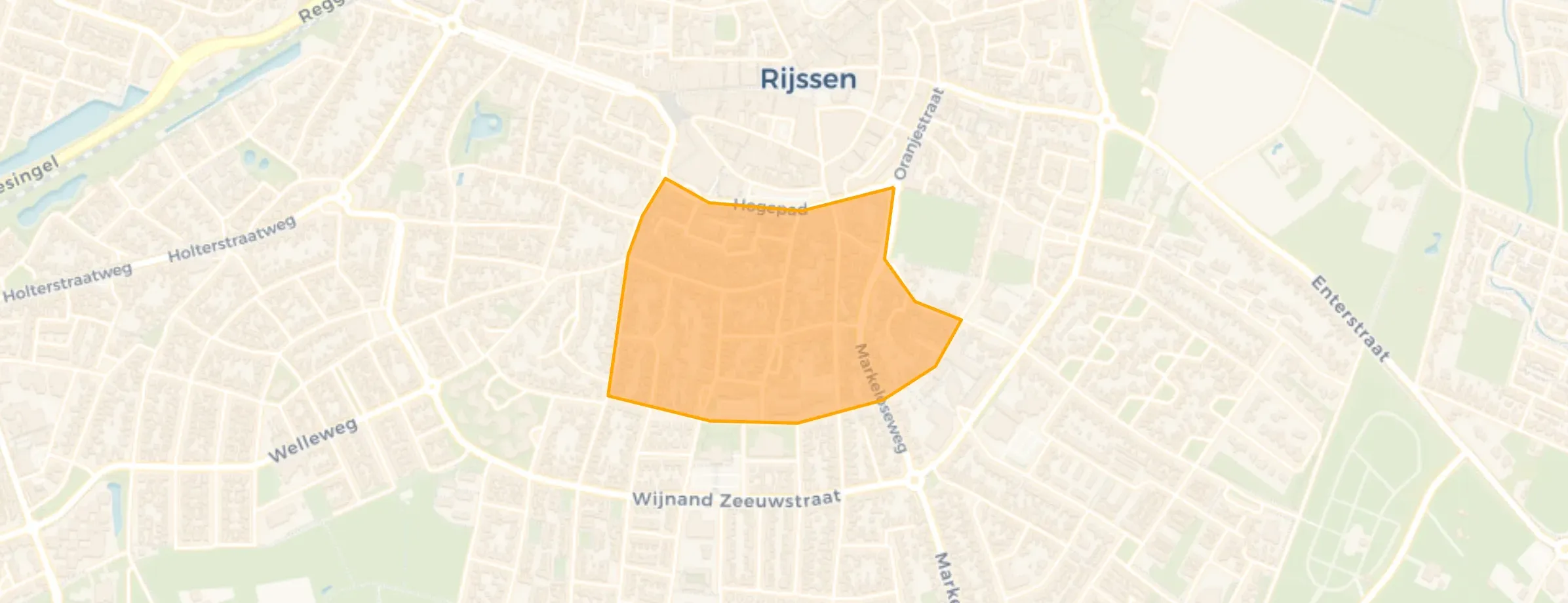 Kaart van Hofstee en De Delle