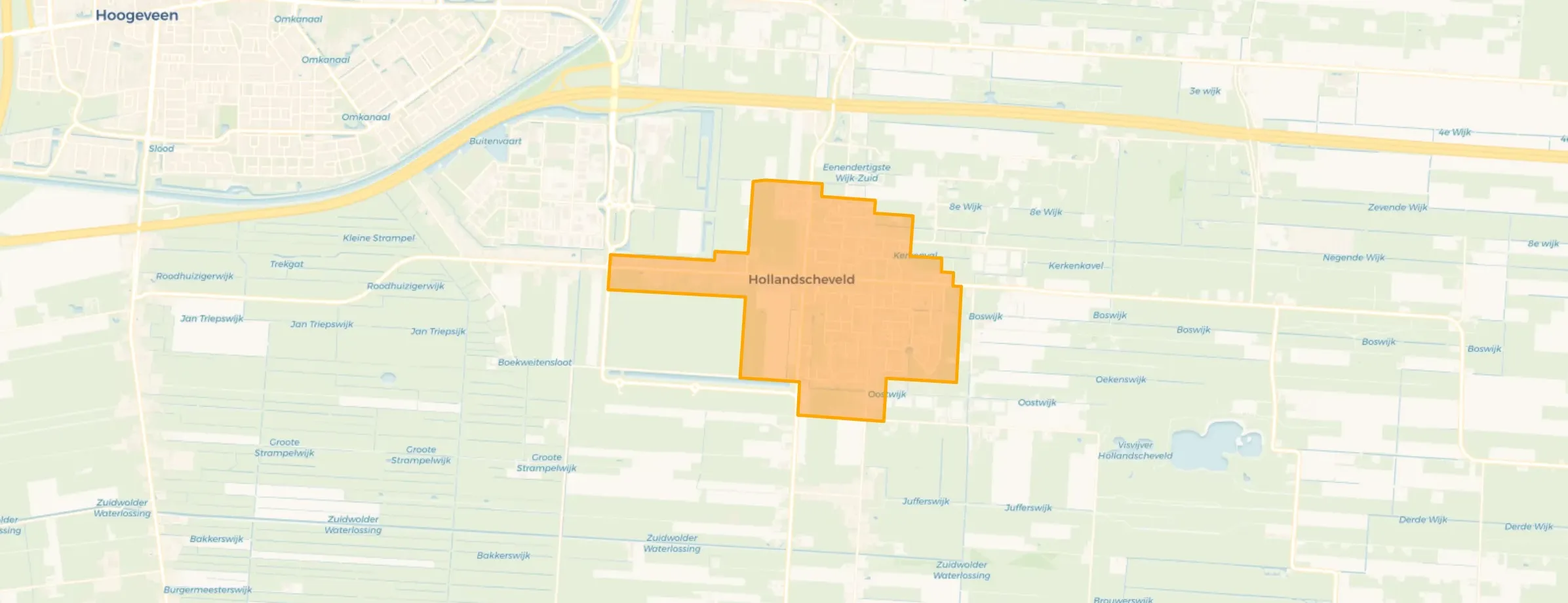 Buurt Hollandscheveld kern, Hollandscheveld
