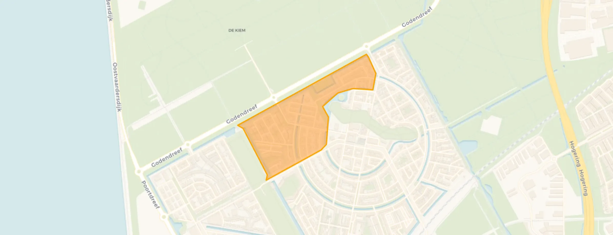 Kaart van Homeruskwartier Noord