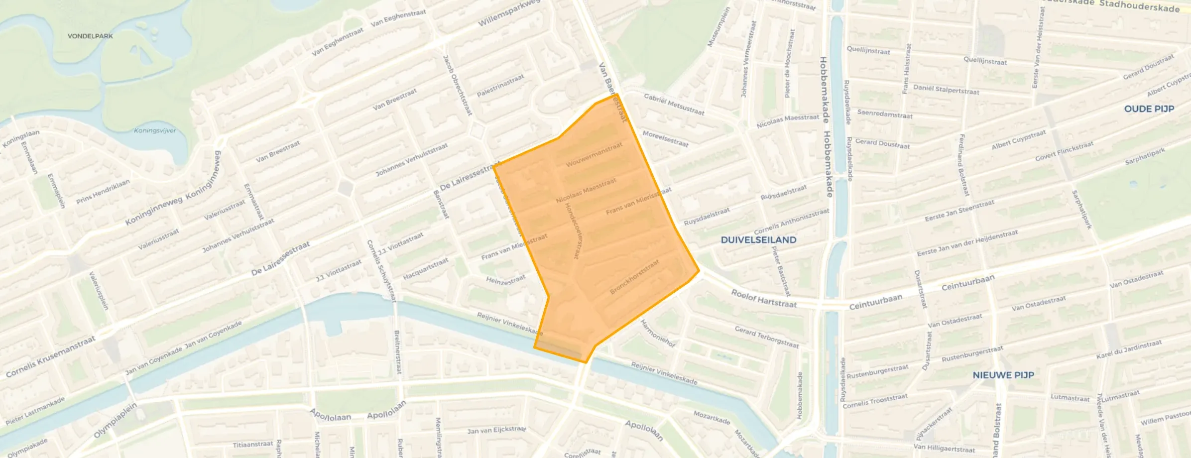 Buurt Hondecoeterbuurt, Amsterdam