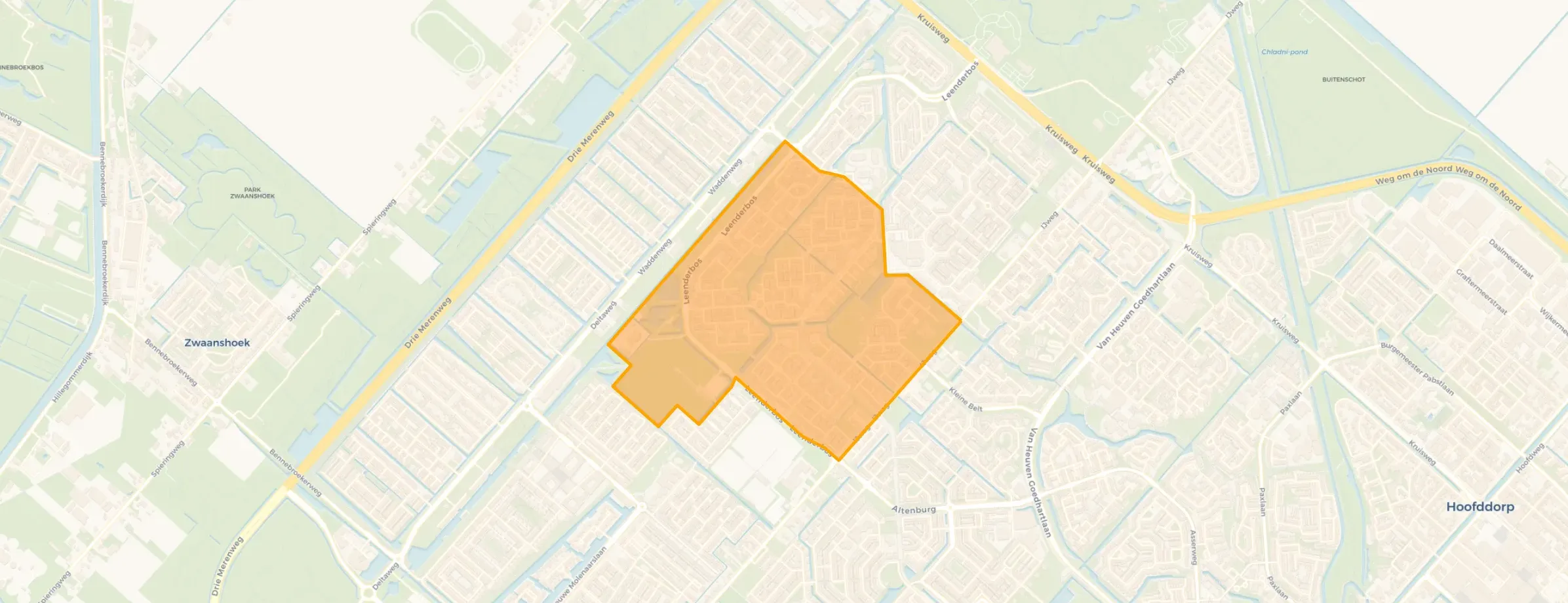 Hoofddorp Overbos Zuid in Haarlemmermeer