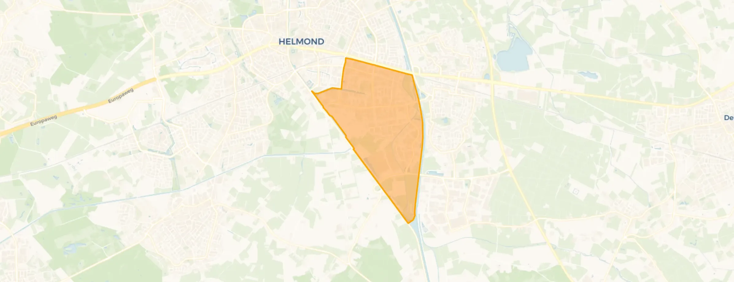 Kaart van Hoogeind