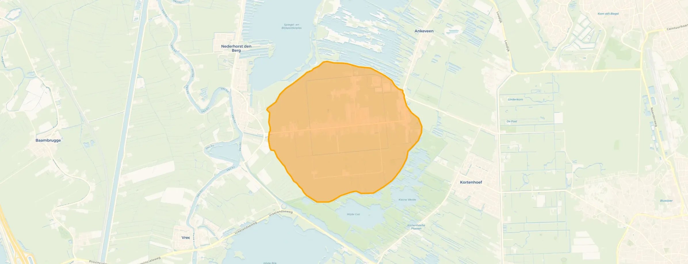 Kaart van Horstermeer