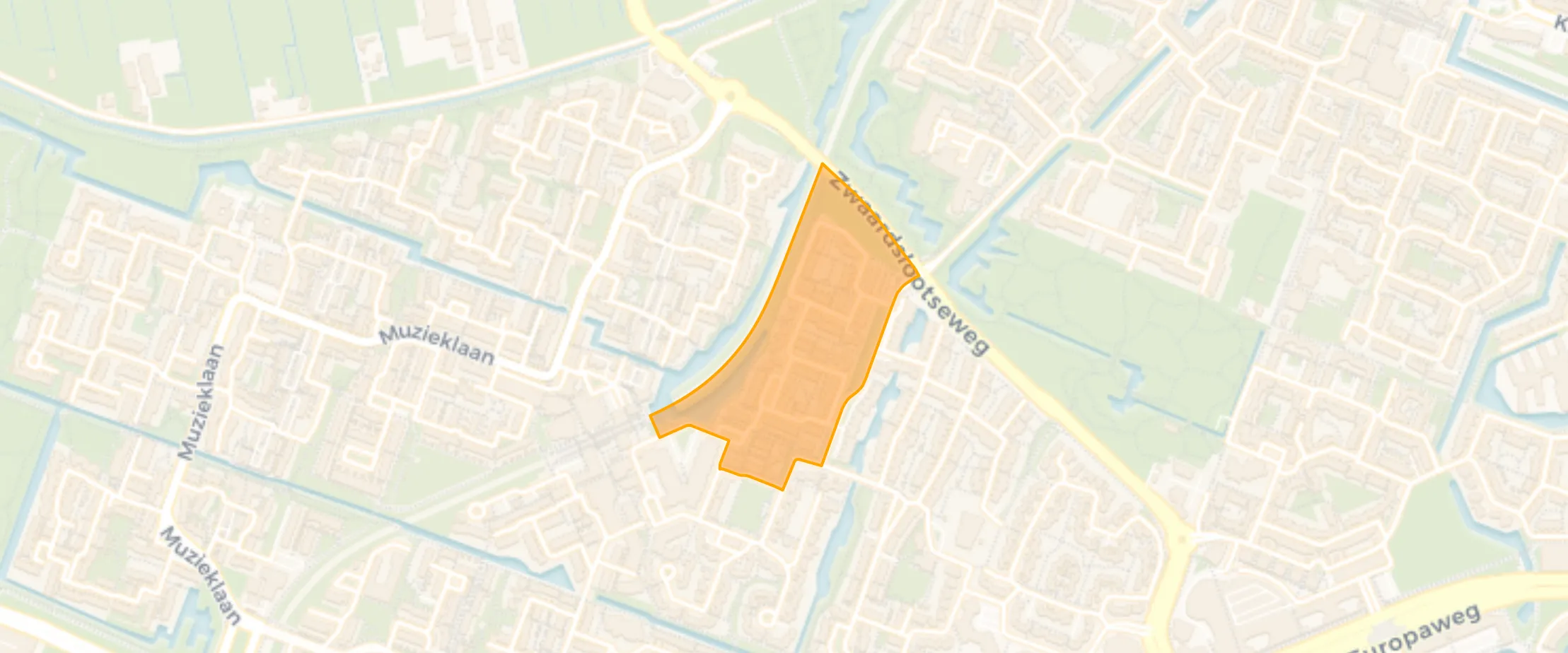 Map of Hovenbuurt-Noord
