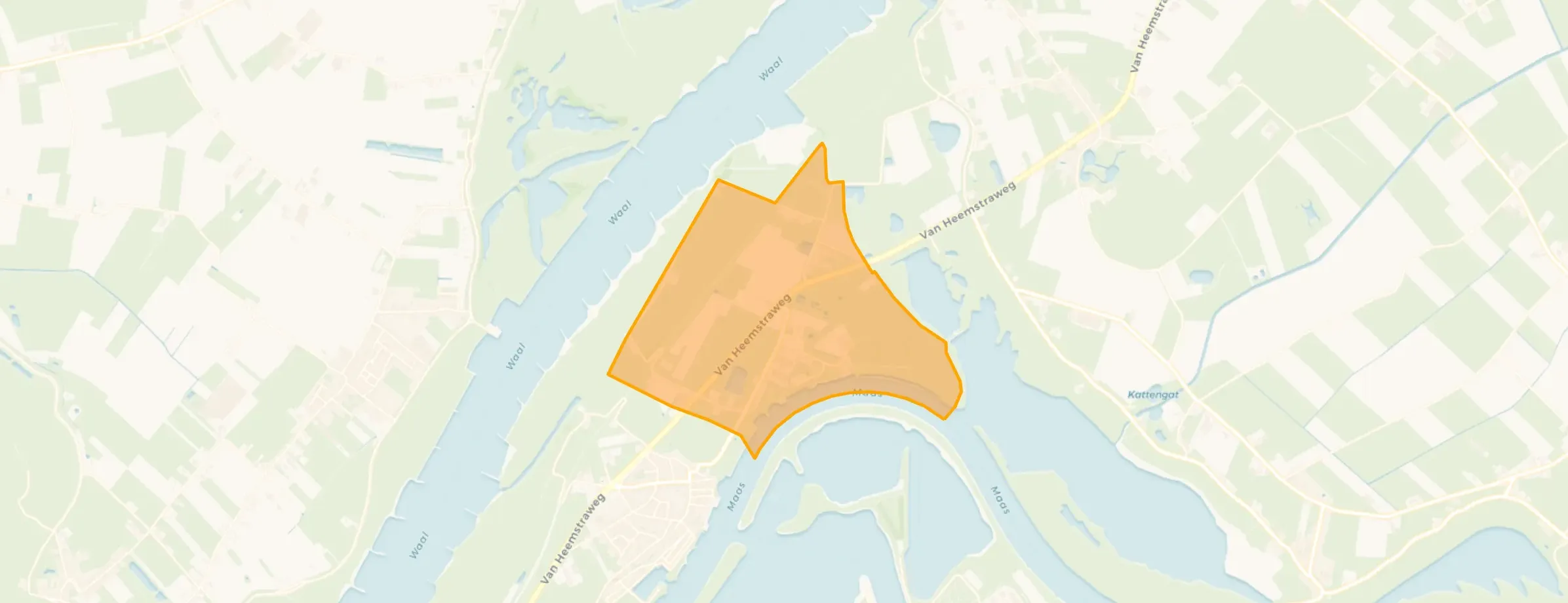 Buurt Huizendijk Voorne De Kop en Veluwe, Heerewaarden