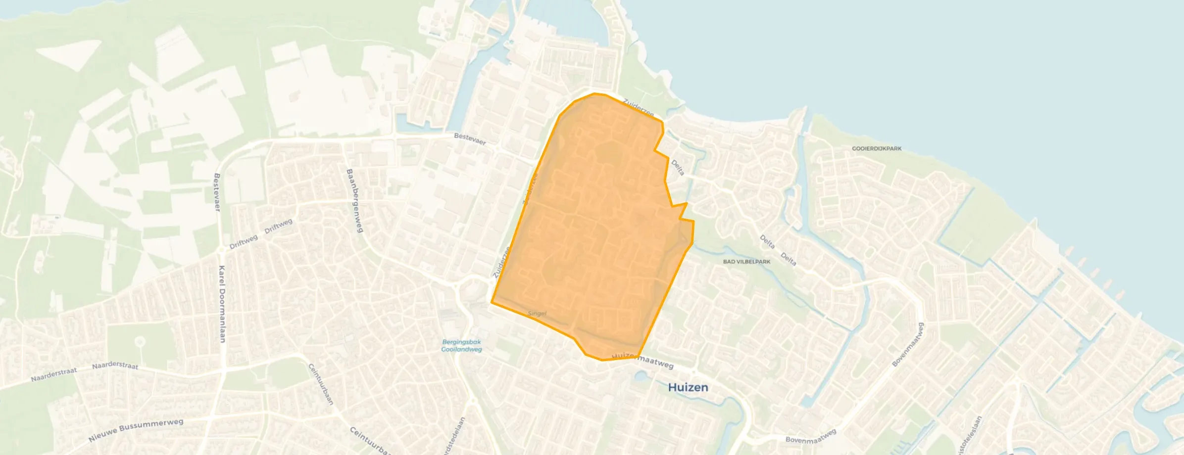 Buurt Huizermaat West, Huizen
