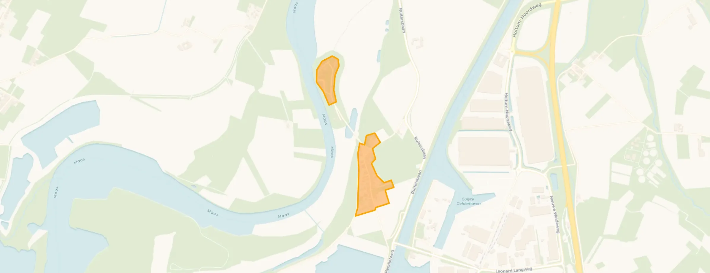 Kaart van Illikhoven/Visserweert