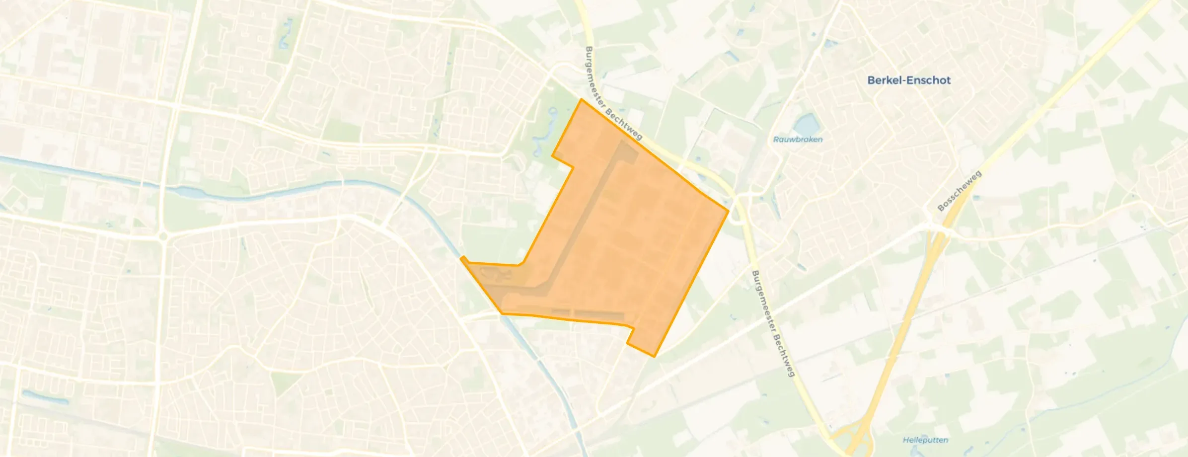 Kaart van Industrieterrein Loven Noord