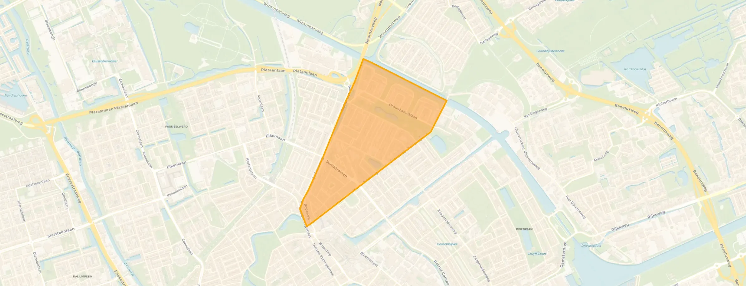 Buurt Indische buurt, Groningen