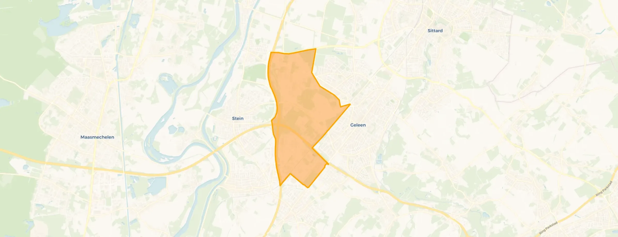 Industriegebied D.S.M. en Graetheide in Sittard-Geleen