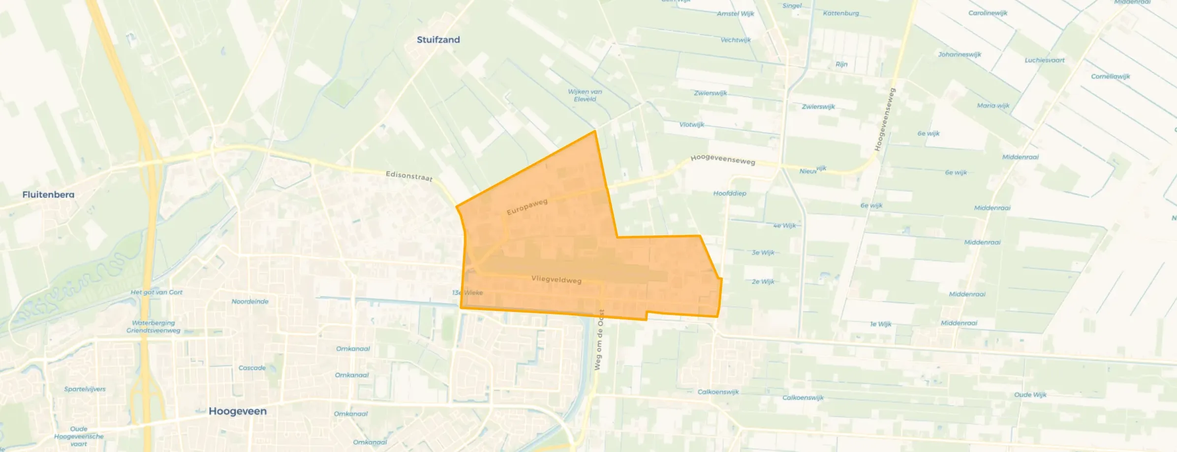 Industriegebied Noord B in Hoogeveen
