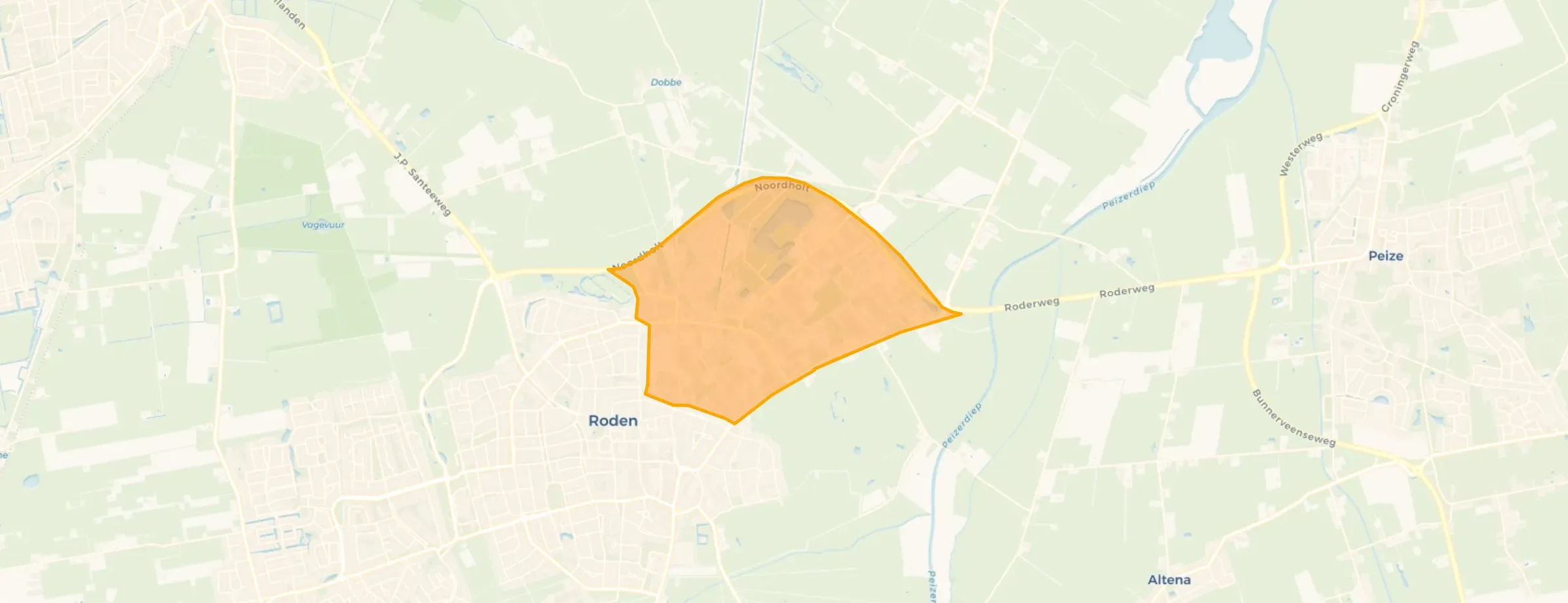 Industrieterrein Roden in Noordenveld