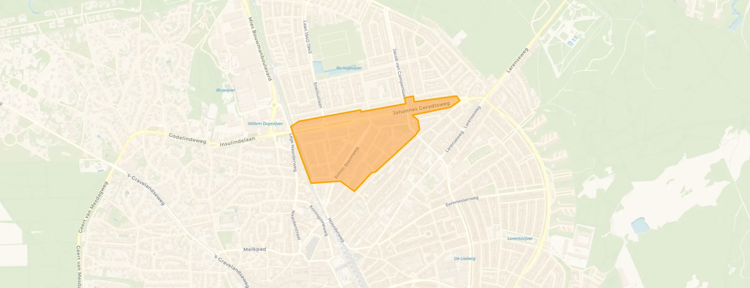 Buurt Johannes Geradtswegbuurt, Hilversum