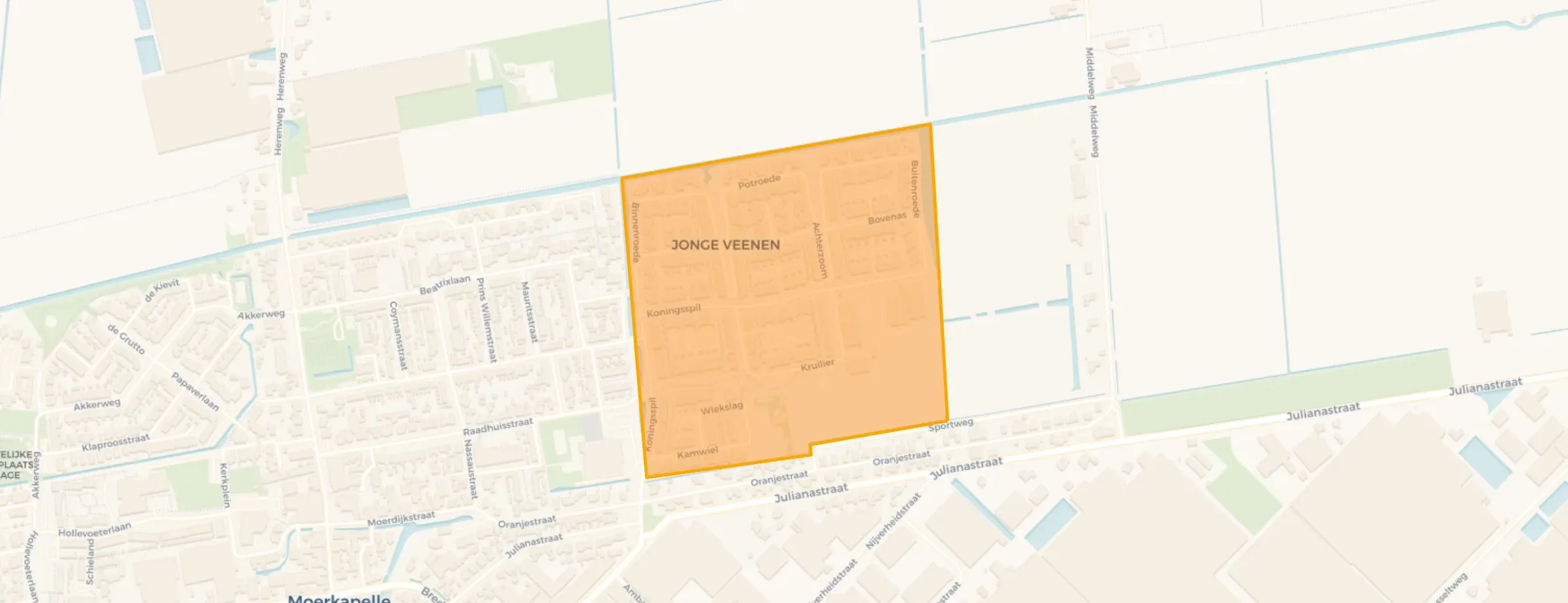Buurt Jonge Veenen, Moerkapelle