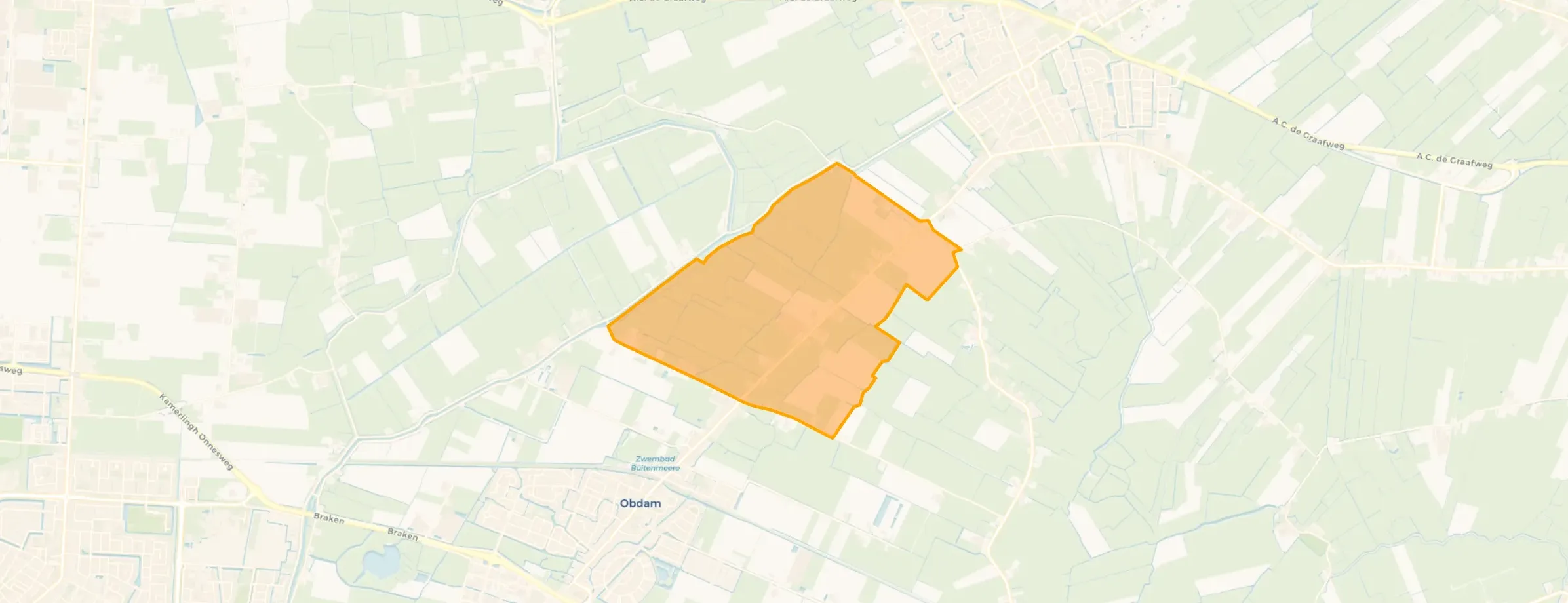 Kaart van Kaag