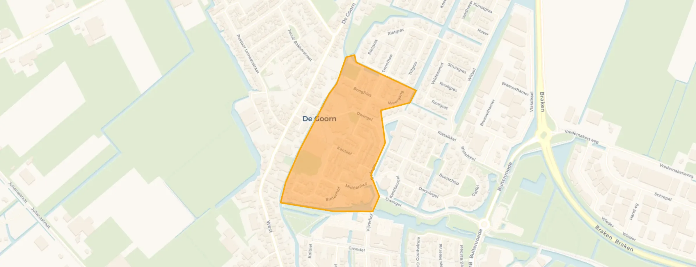 Buurt Kanteel en omgeving, De Goorn