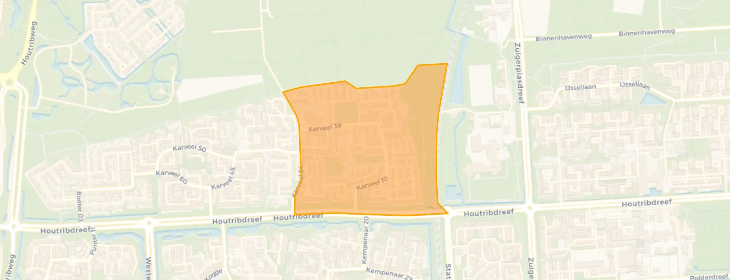 Kaart van Karveel Oost