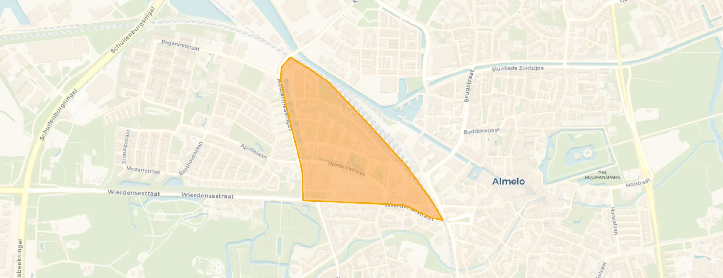 Kaart van Kerkelanden