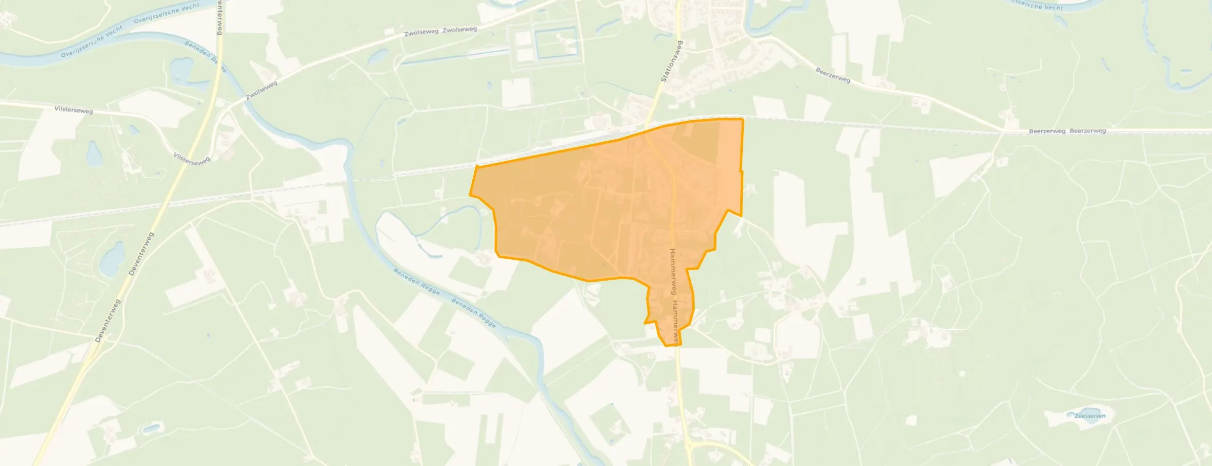 Buurt Kern Ommen - Zuid - ten zuiden v spoor, Ommen