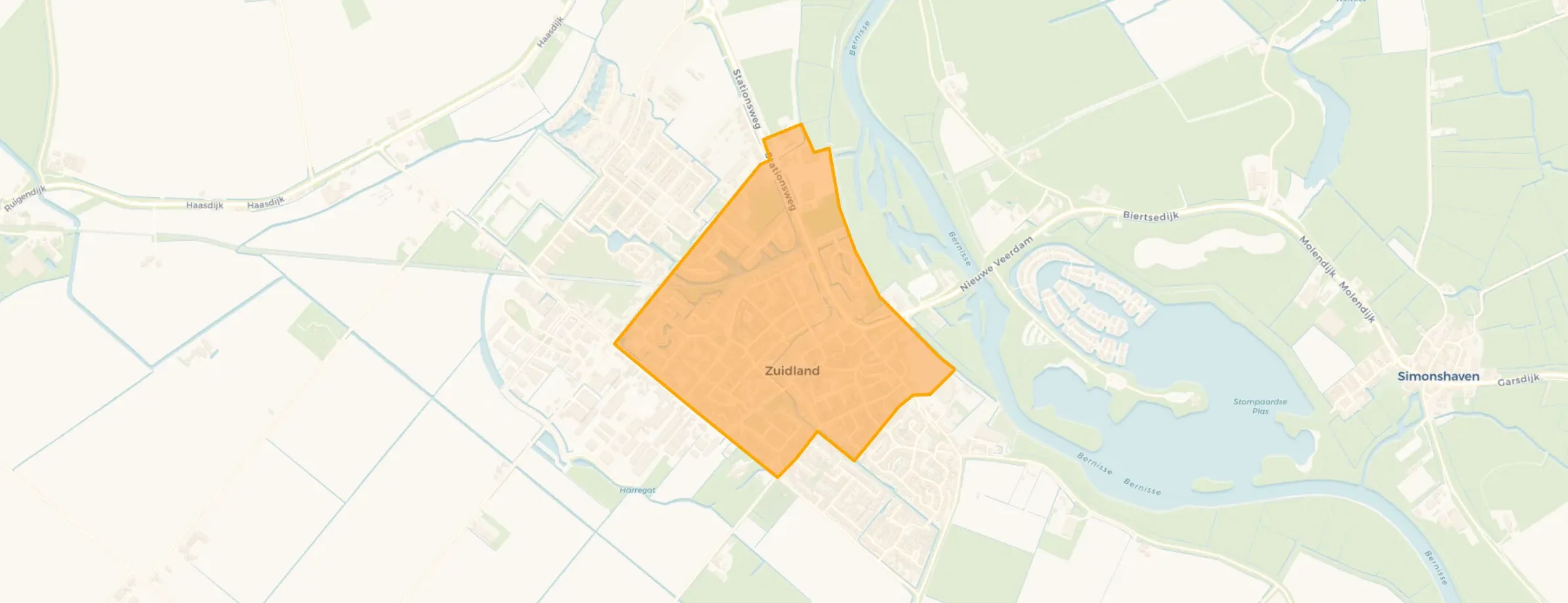 Buurt Kern Zuidland, Zuidland