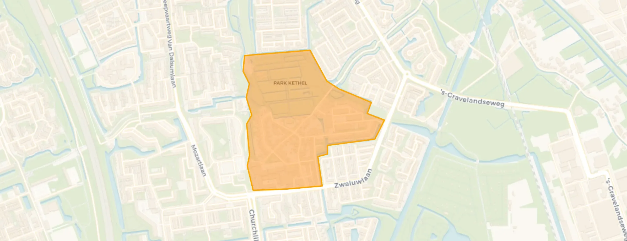 Kaart van Kethel-dorp
