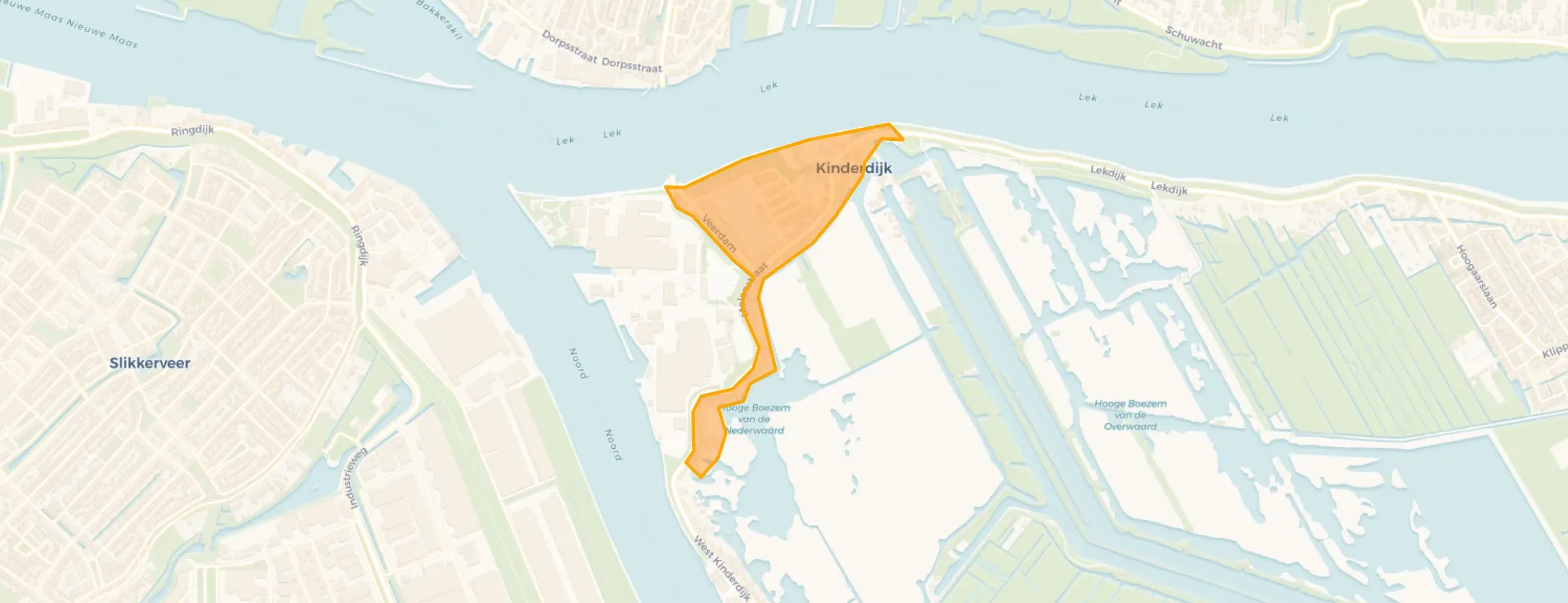 Buurt Kinderdijk-Dorp, Kinderdijk