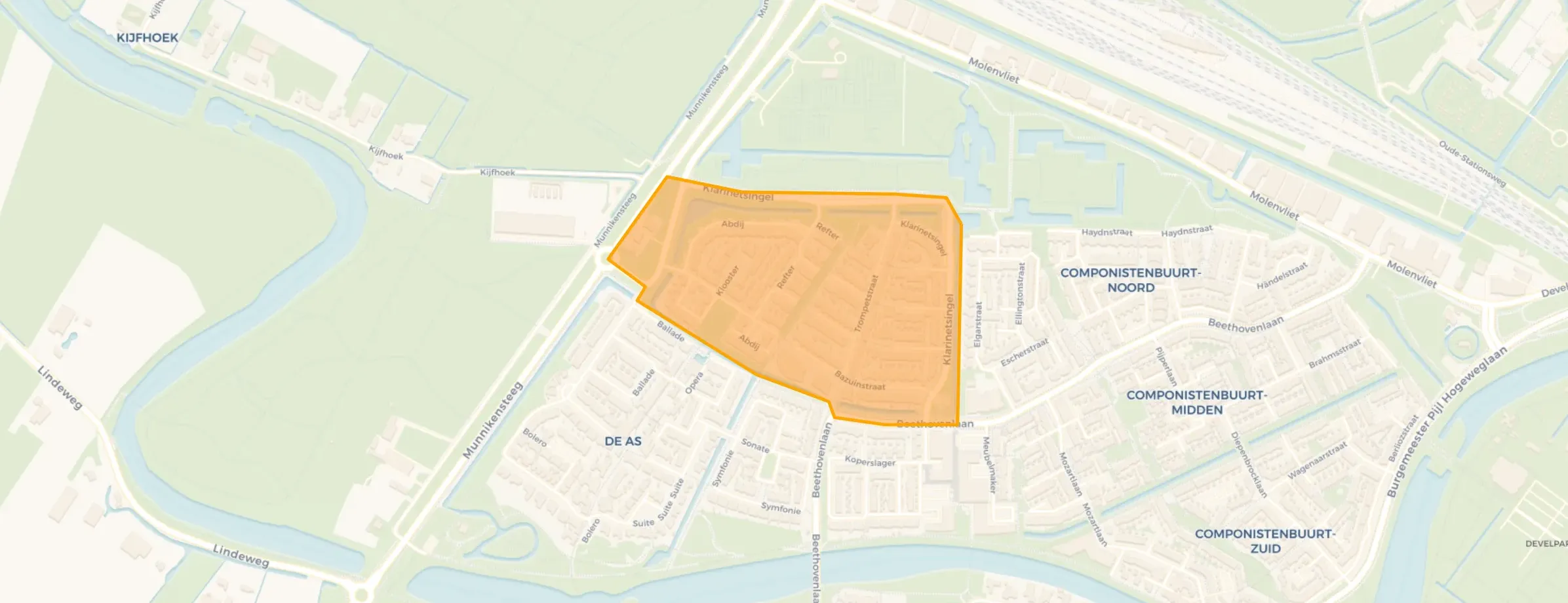 Buurt Klarinetsingel en omgeving, Zwijndrecht