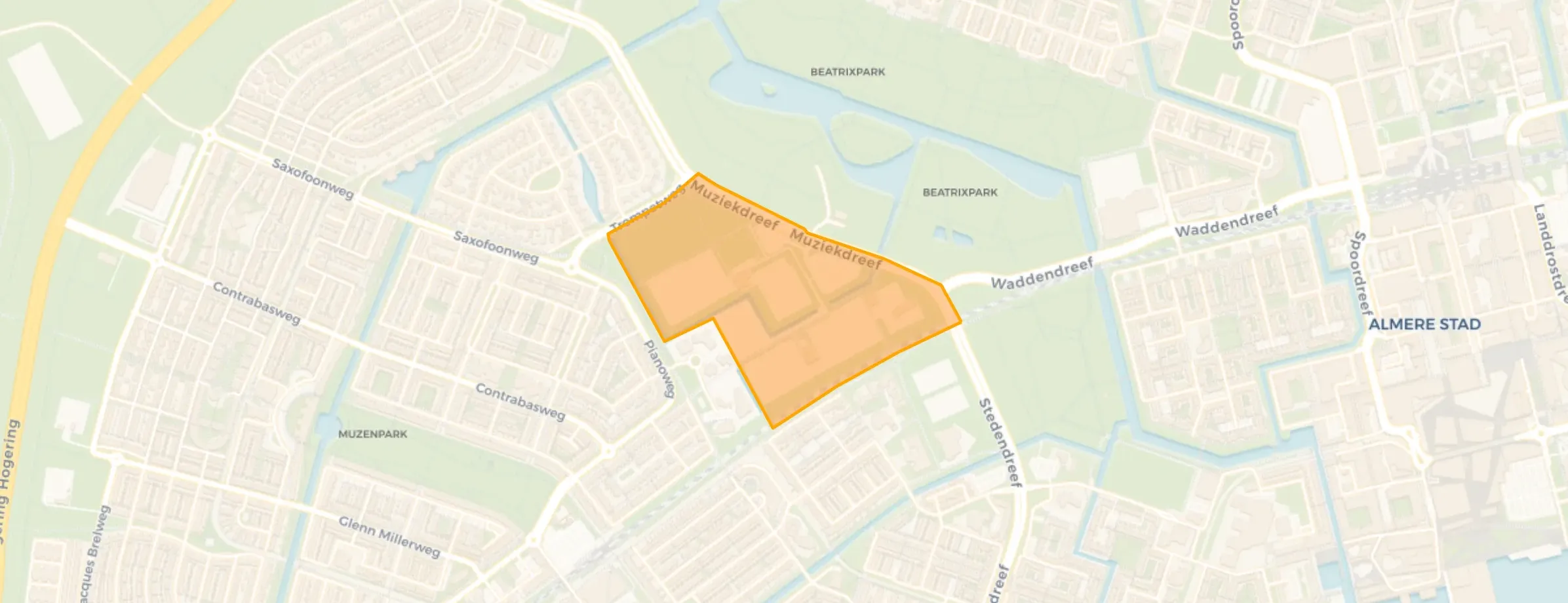 Kaart van Klein Brandt Sportpark