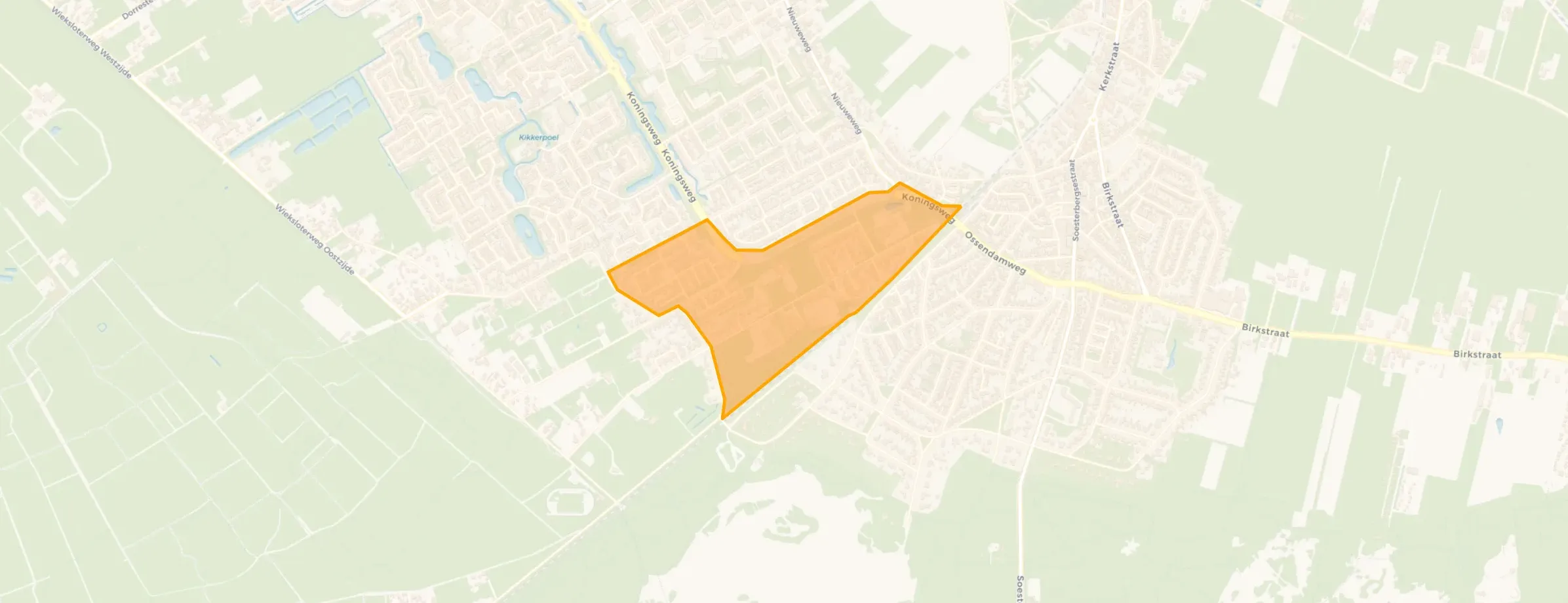 Kaart van Klein Engendaal