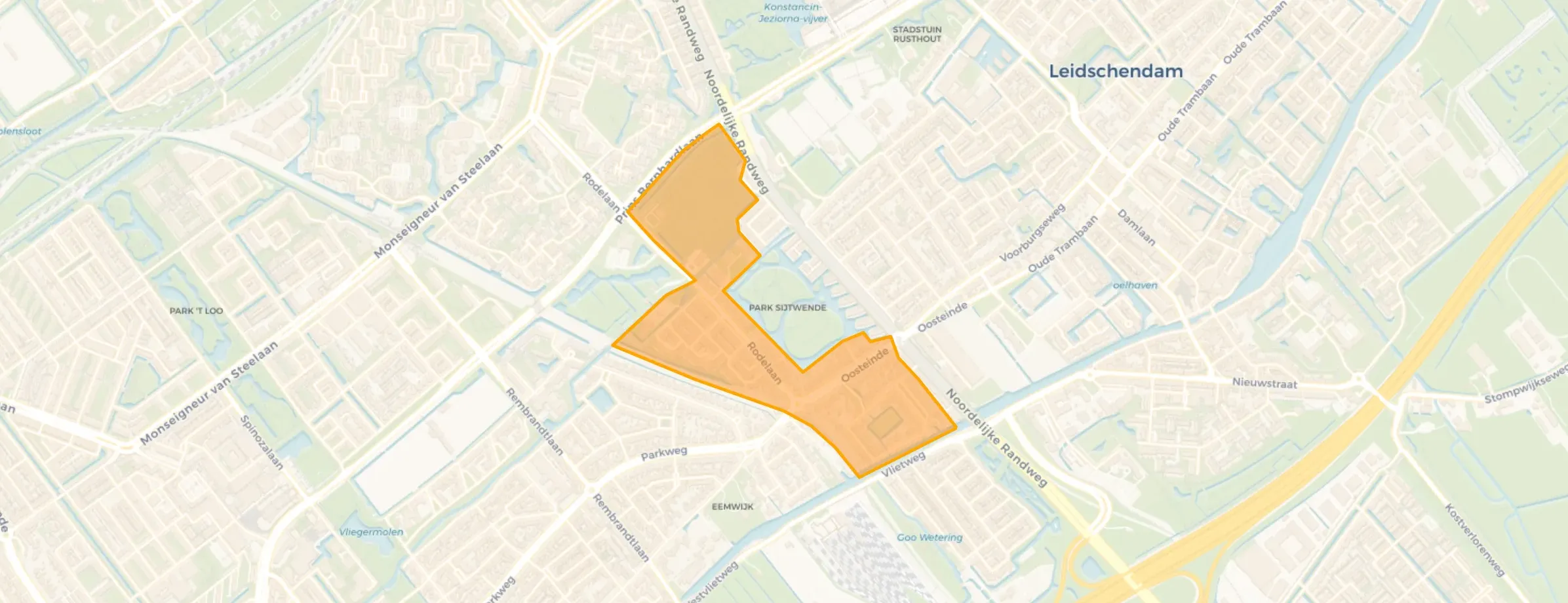 Buurt Kleurenbuurt, Voorburg